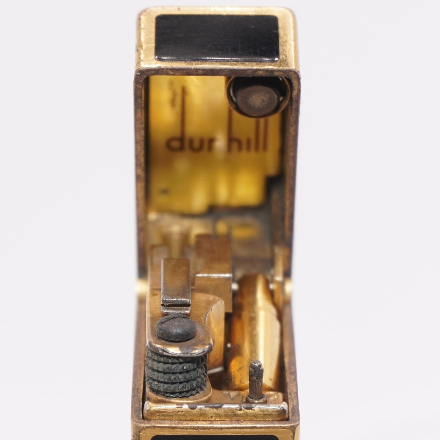 Dunhill Lighter BLACK Crane Pattern with Accessorizes_Ultrasonically cleaned