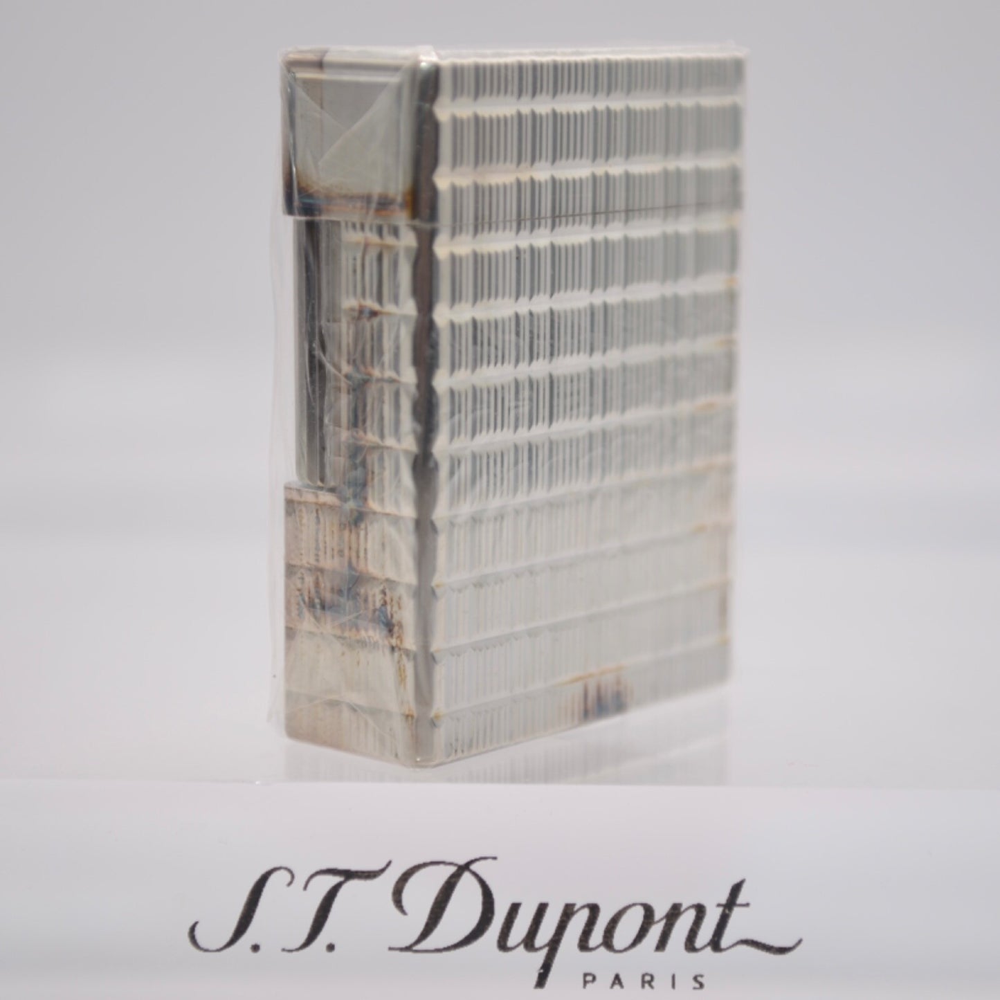 Brand New Sealed_Dupont Lighter silver plate