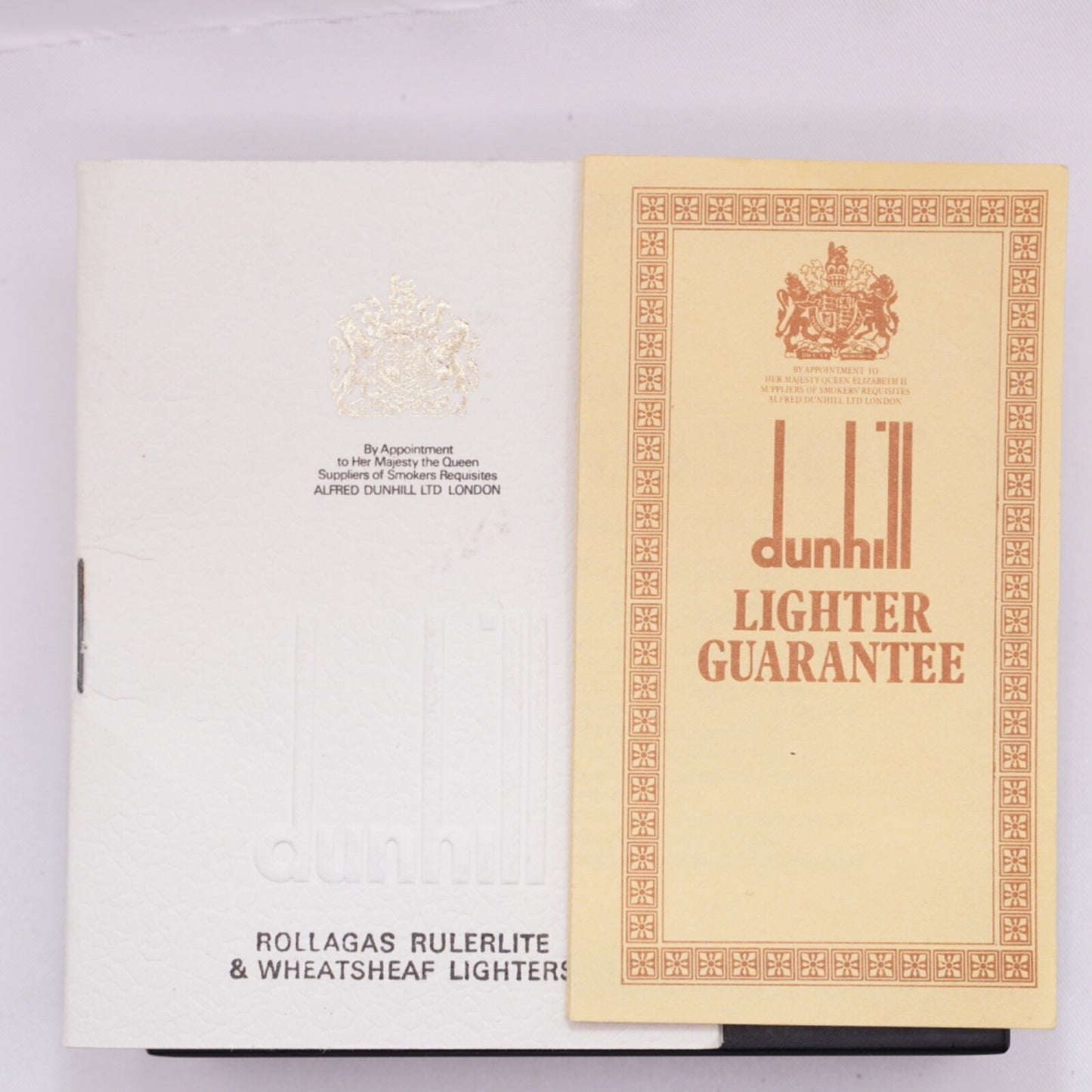 Dunhill Lighter BLACK Crane Pattern with Accessorizes_Ultrasonically cleaned