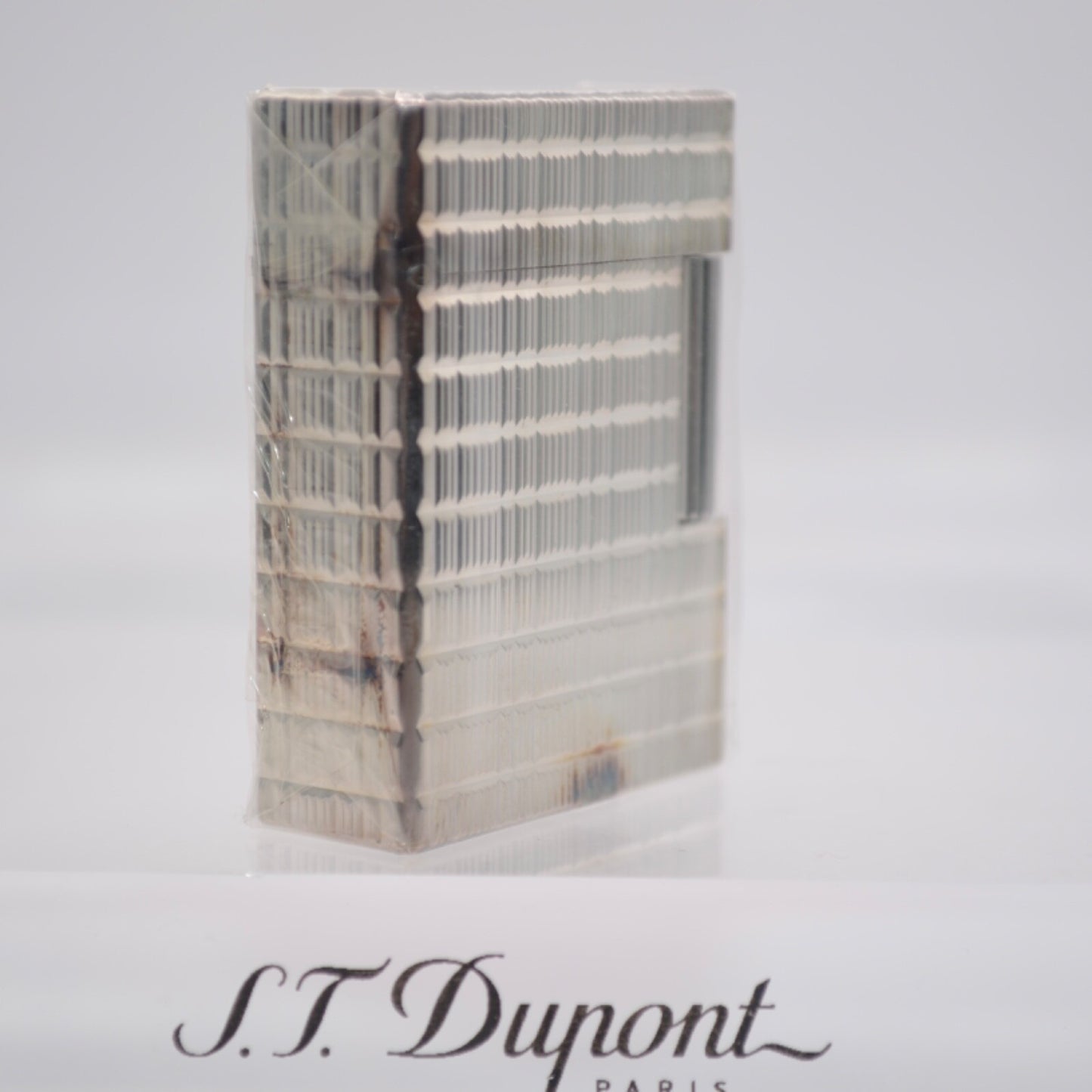 Brand New Sealed_Dupont Lighter silver plate
