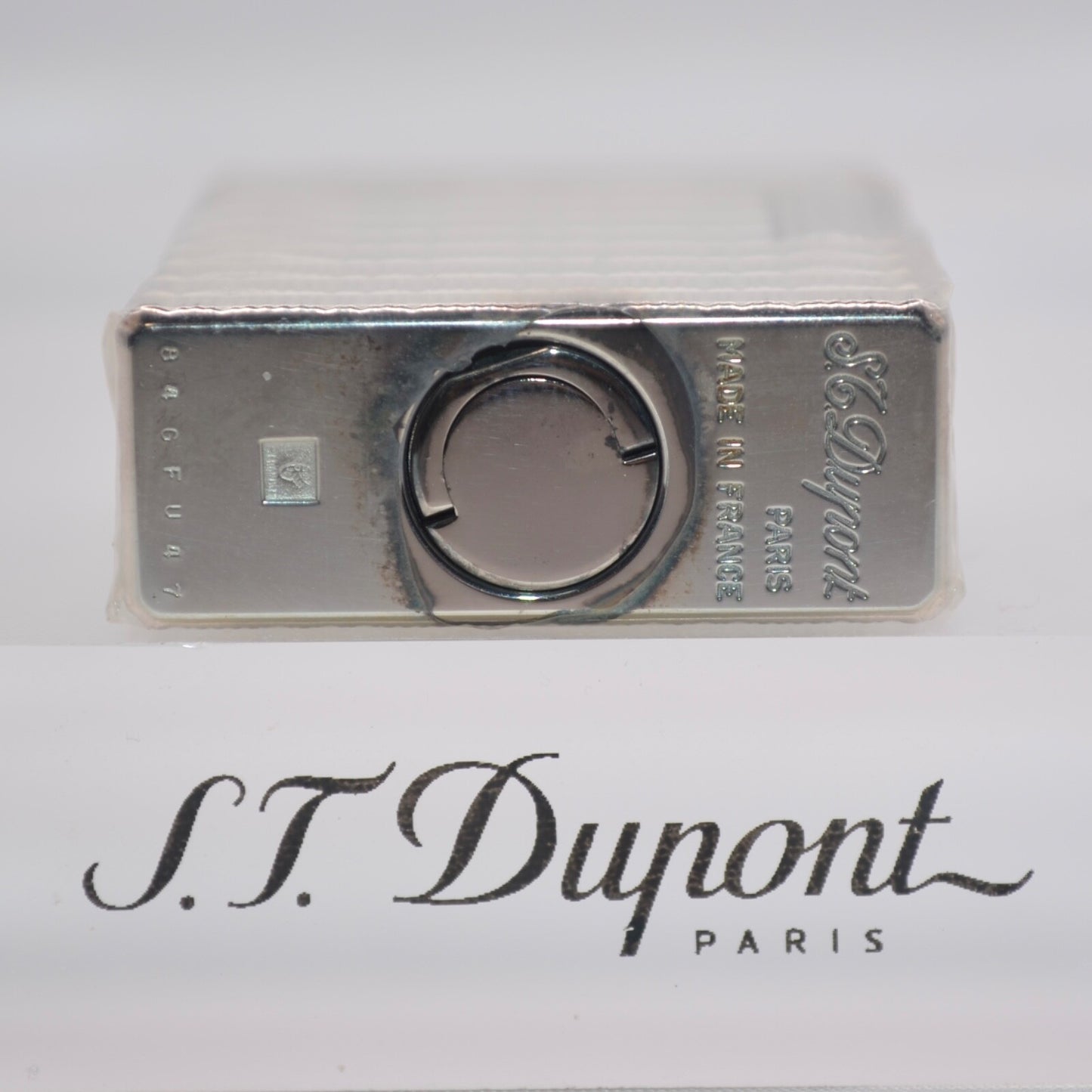 Brand New Sealed_Dupont Lighter silver plate