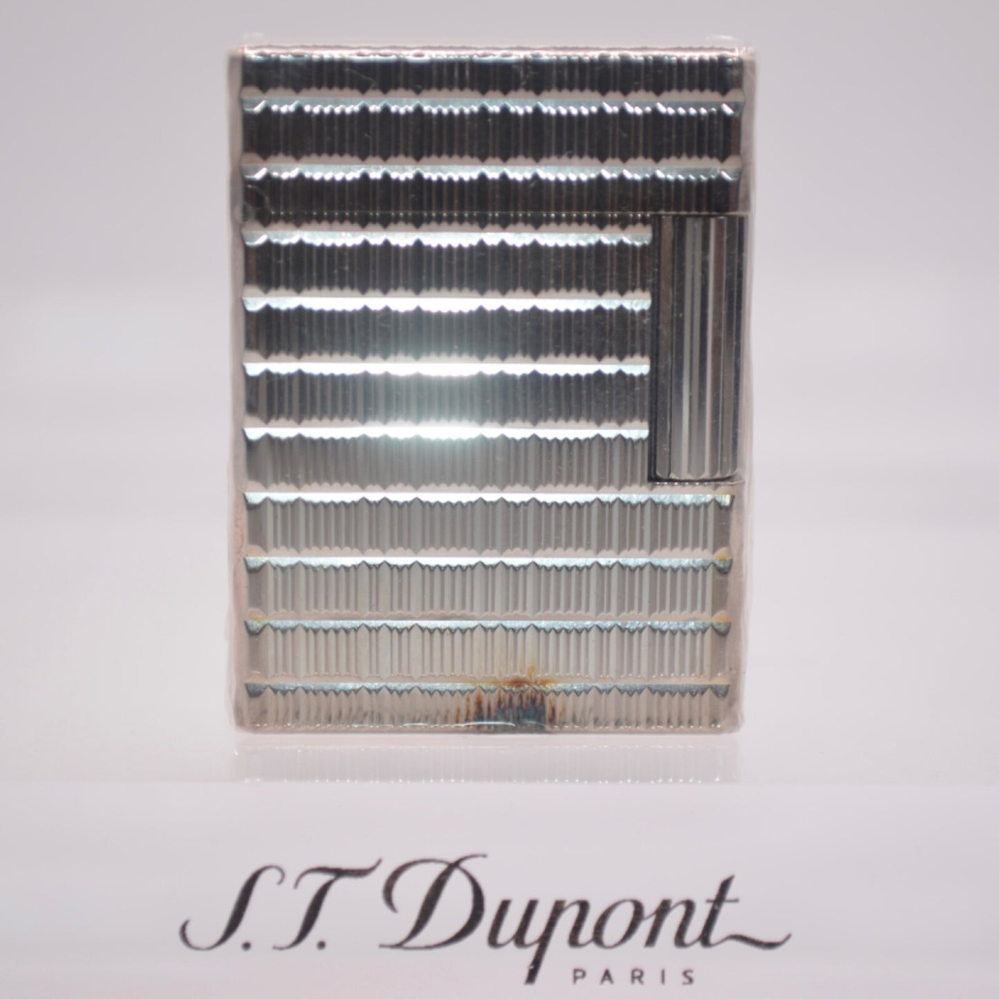 Brand New Sealed_Dupont Lighter silver plate