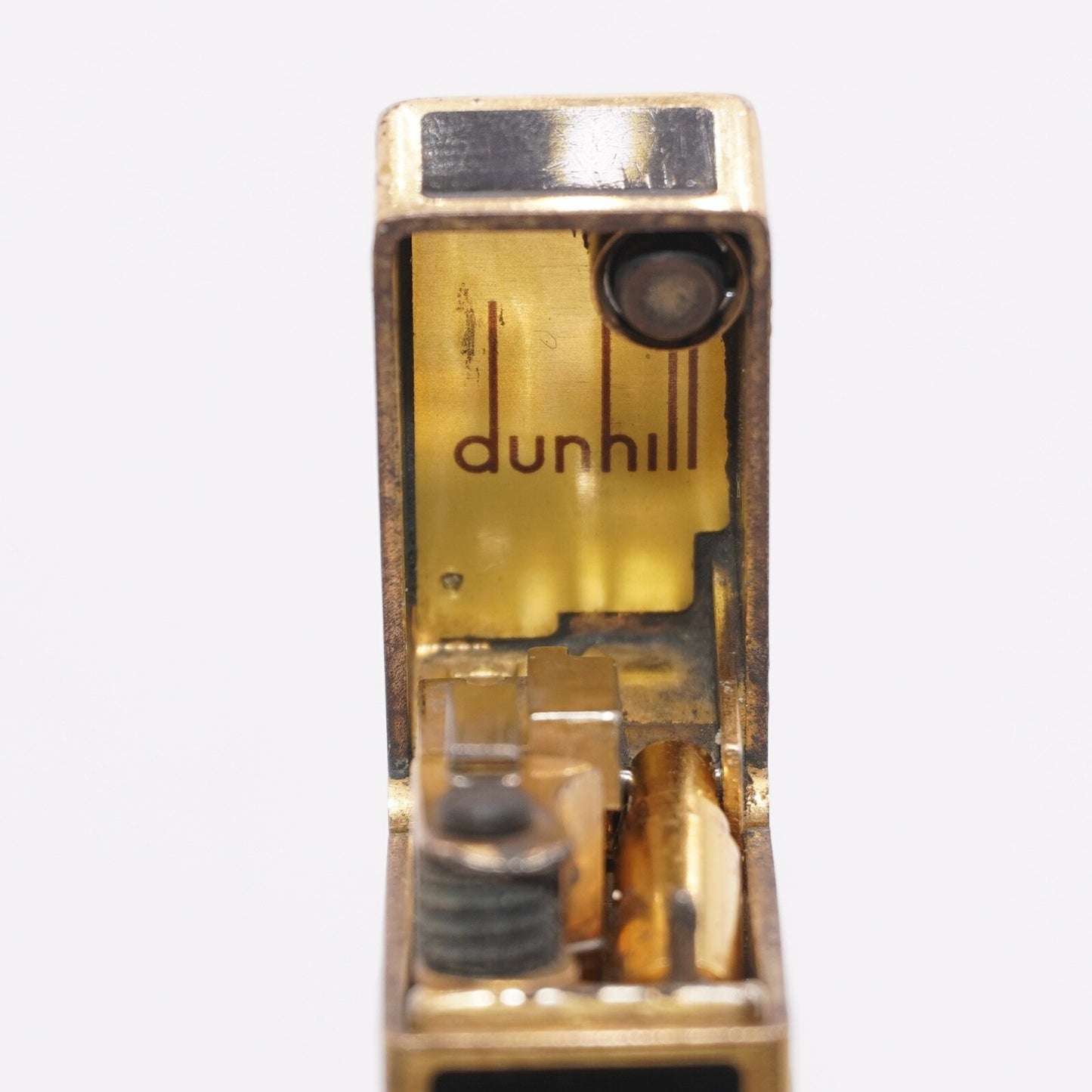Dunhill Lighter BLACK Crane Pattern with Accessorizes_Ultrasonically cleaned