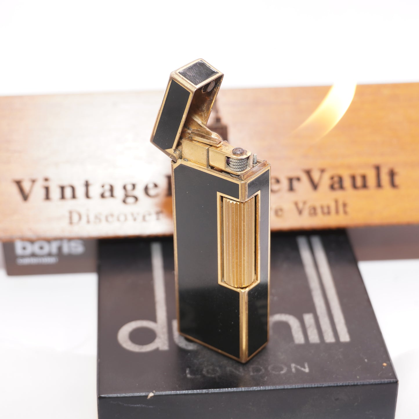 Custom Side Flame Modification Service for Dunhill Rollagas Lighter – Pipe Use
