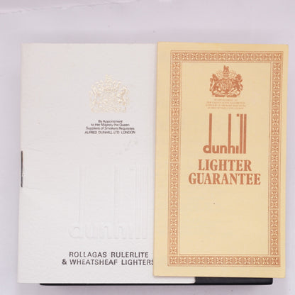 Dunhill Lighter BLACK Crane Pattern with Accessorizes_Ultrasonically cleaned
