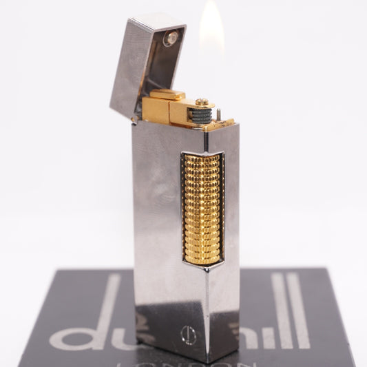 Dunhill Lighter Palladium Plate _Ultrasonically cleaned _Working