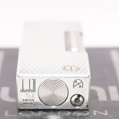 Dunhill Lighter Silver Diamond Pattern-Ultrasonically cleaned