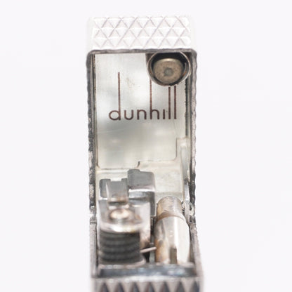 Dunhill Lighter Silver Diamond Pattern-Ultrasonically cleaned